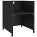 Set mobilier de exterior cu perne, 6 piese, negru, poliratan - WALTI WALTI