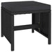 Set mobilier de exterior cu perne, 6 piese, negru, poliratan - WALTI WALTI