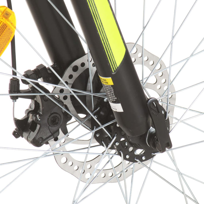 Bicicletă montană cu 21 viteze, roată 27,5 inci, roșu, 38 cm - WALTI WALTI