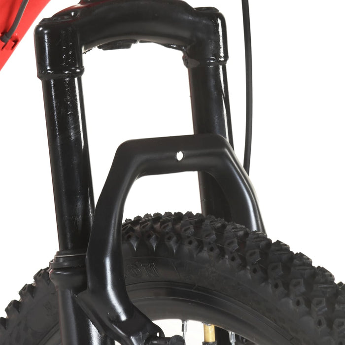 Bicicletă montană cu 21 viteze, roată 27,5 inci, roșu, 38 cm - WALTI WALTI