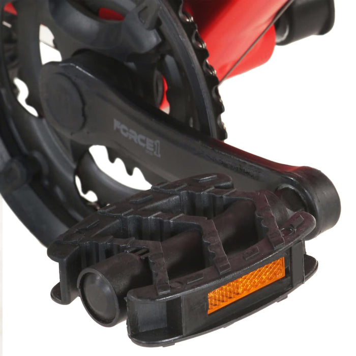 Bicicletă montană cu 21 viteze, roată 27,5 inci, roșu, 38 cm - WALTI WALTI