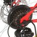Bicicletă montană cu 21 viteze, roată 27,5 inci, roșu, 38 cm - WALTI WALTI