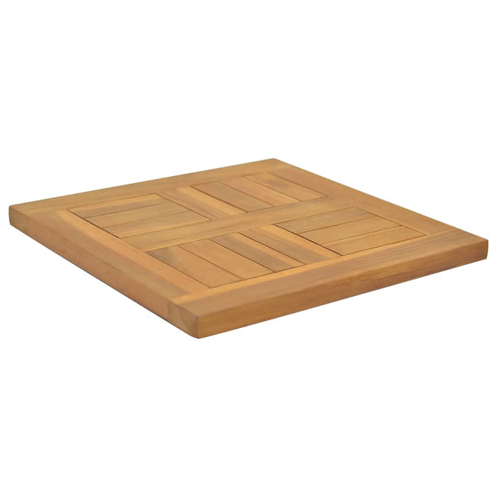 Blat de masă, 50x50x2,5 cm, lemn masiv de tec, pătrat - WALTI WALTI