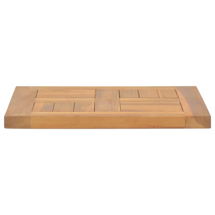 Blat de masă, 50x50x2,5 cm, lemn masiv de tec, pătrat - WALTI WALTI