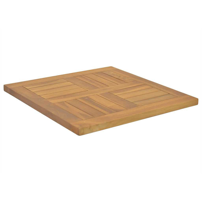 Blat de masă, 50x50x2,5 cm, lemn masiv de tec, pătrat - WALTI WALTI