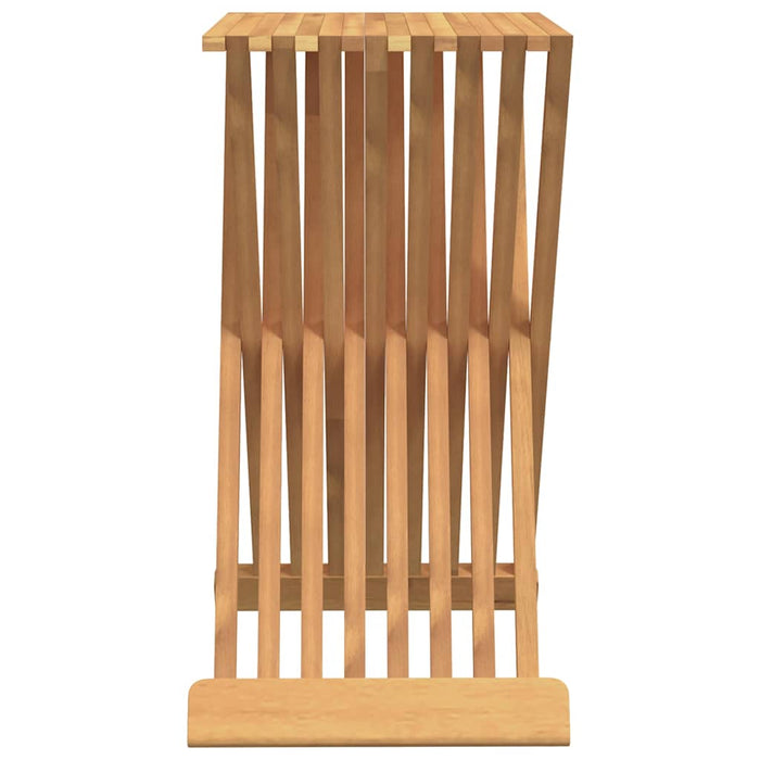 Taburet pliabil, 40x32,5x70 cm, lemn masiv de tec WALTI