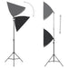 Set studio foto cu lumini softbox, fundal și reflector - WALTI WALTI