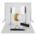 Set studio foto cu lumini softbox, fundal și reflector - WALTI WALTI