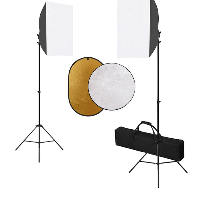 Set studio foto cu lumini softbox și reflector - WALTI WALTI
