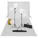Set studio foto cu lămpi, umbrele, fundal și reflector - WALTI WALTI
