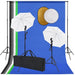 Set studio foto cu lămpi, umbrele, fundal și reflector - WALTI WALTI