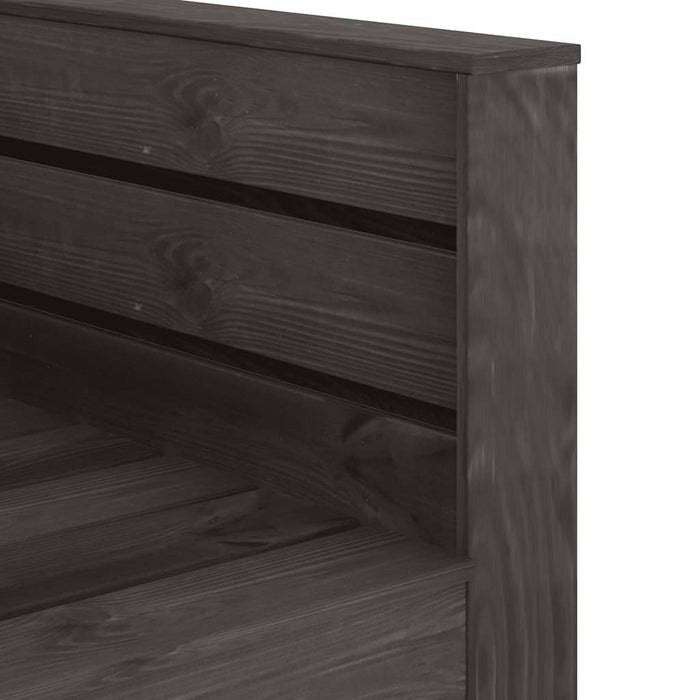 Set mobilier de grădină paleți, 2 piese, gri, lemn pin tratat - WALTI WALTI