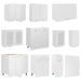 Set dulapuri de bucătărie, Lyon, 11 piese, alb, PAL - WALTI WALTI