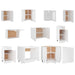 Set dulapuri de bucătărie, Lyon, 11 piese, alb, PAL - WALTI WALTI