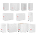 Set dulapuri de bucătărie, Lyon, 11 piese, alb, PAL - WALTI WALTI