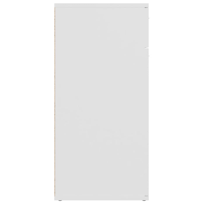 Servantă, alb, 80x36x75 cm, lemn prelucrat - WALTI WALTI