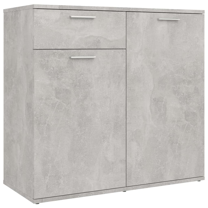 Servantă, gri beton, 80x36x75 cm, PAL - WALTI WALTI