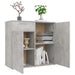 Servantă, gri beton, 80x36x75 cm, PAL - WALTI WALTI