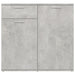 Servantă, gri beton, 80x36x75 cm, PAL - WALTI WALTI