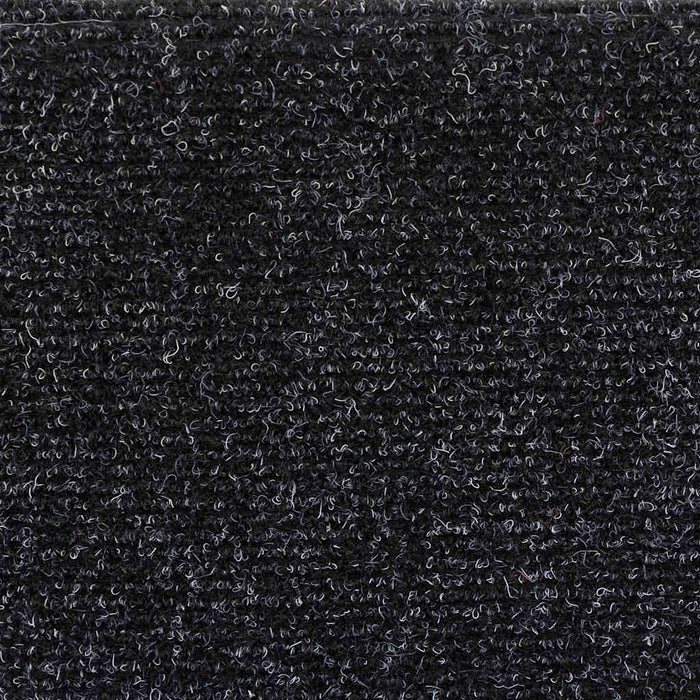 Covorașe autoadezive pentru scări, 10 buc., 56x17x3 cm, negre, semirotunde WALTI