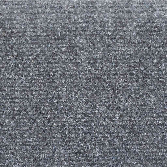 Covorașe pentru scări autoadezive, 5 buc., 56x17x3 cm, gri deschis, semirotunde WALTI