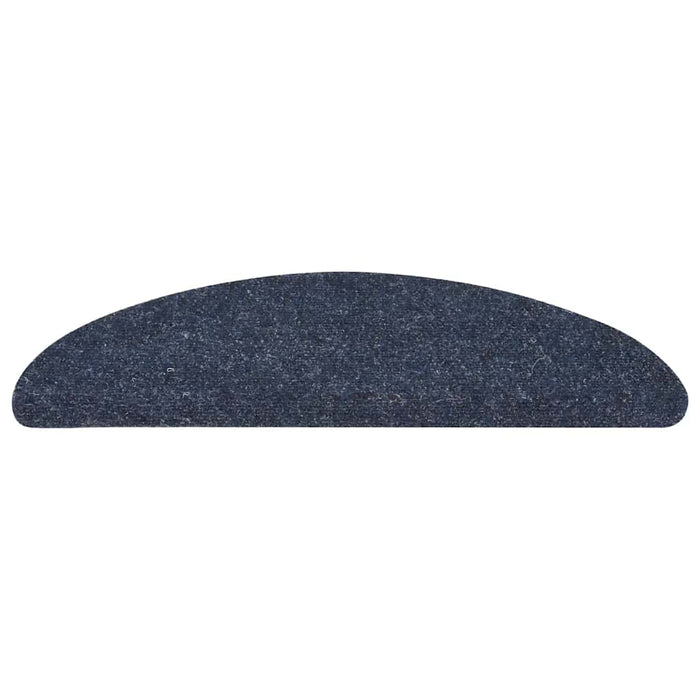 Covorașe autoadezive pentru scări, 10 buc., 56x17x3 cm, semirotunde, albastre WALTI
