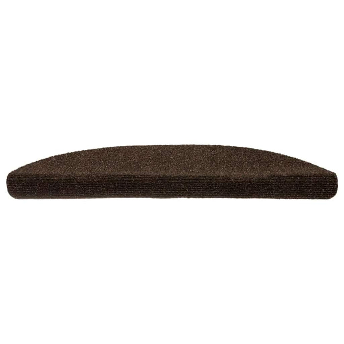 Covorașe pentru scări autoadezive, 5 buc., 56x17x3 cm, maro, semirotunde - WALTI WALTI