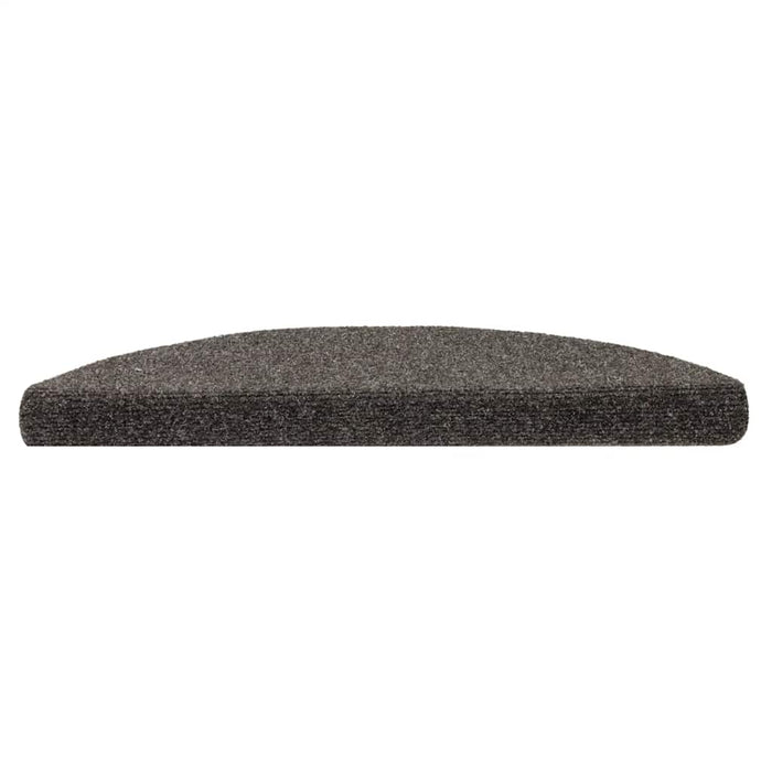Covorașe pentru scări autoadezive, 5 buc., 56x17x3 cm, antracit, semirotunde - WALTI WALTI