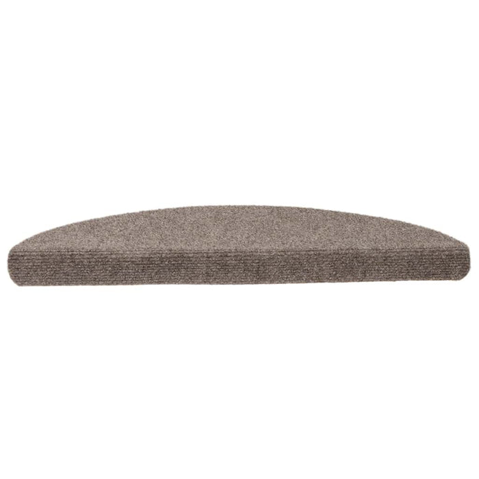 Covorașe autoadezive pentru scări, 10 buc., 56x17x3 cm, bej, semirotunde WALTI