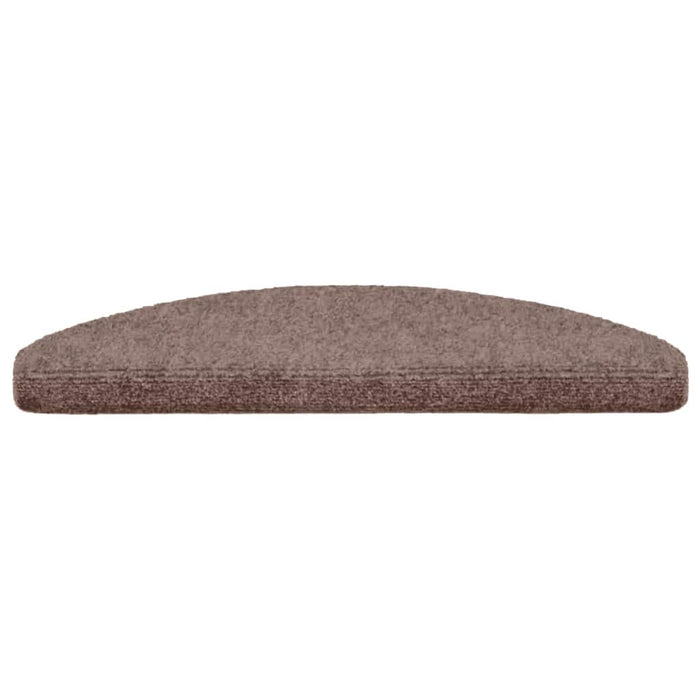 Covorașe pentru scări autoadezive, 5 buc., 65x21x4 cm, maro deschis, semirotunde, mari WALTI