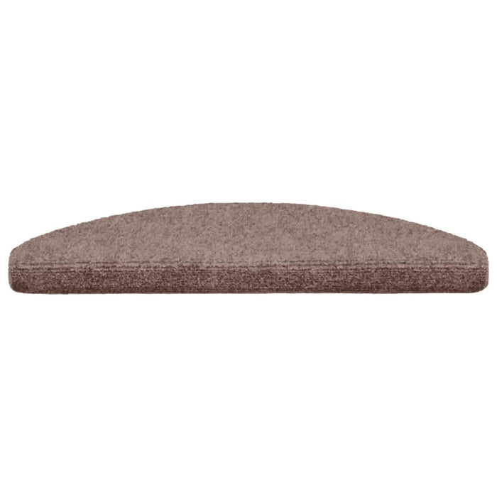 Covorașe autoadezive pentru scări, 10 buc., 65x21x4 cm, maro deschis, semirotunde, mari - WALTI WALTI
