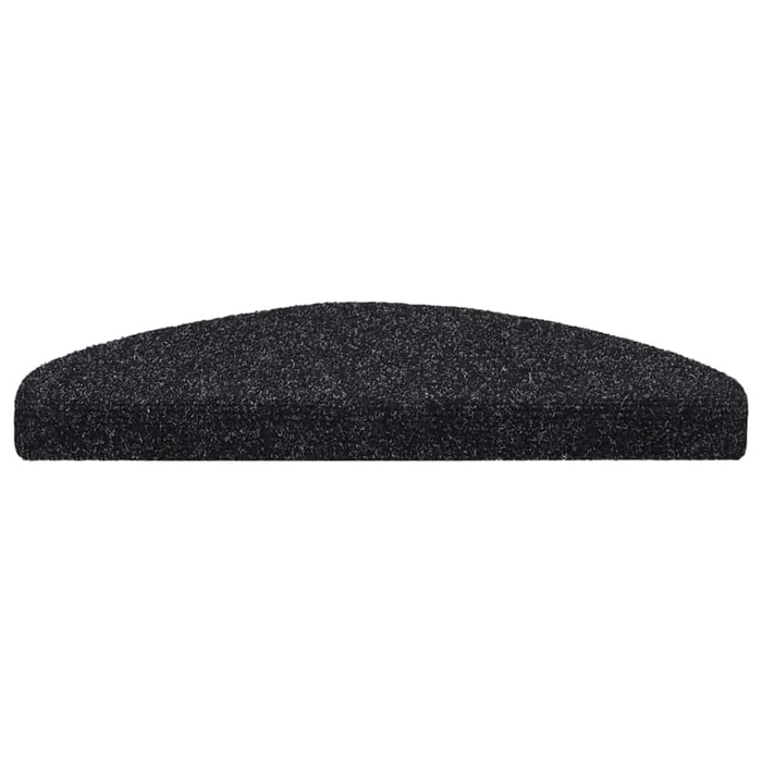 Covorașe autoadezive pentru scări, 10 buc., 65x21x4 cm, negru, semirotunde, mari WALTI