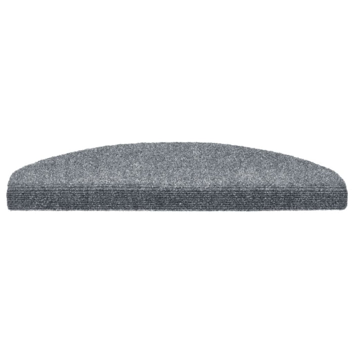 Covorașe pentru scări autoadezive, 5 buc., 65x21x4 cm, gri deschis, semirotunde, mari WALTI