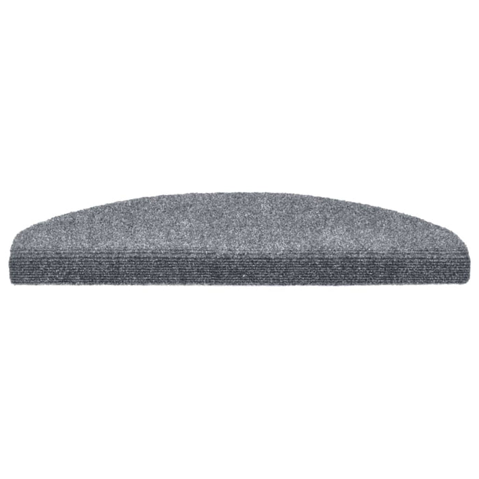 Covorașe autoadezive pentru scări, 10 buc., 65x21x4 cm, gri deschis, semirotunde, mari - WALTI WALTI