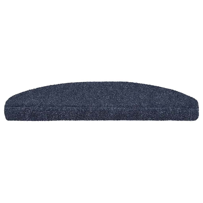 Covorașe autoadezive pentru scări, 5 buc., 65x21x4 cm, albastru, semirotunde, mari WALTI