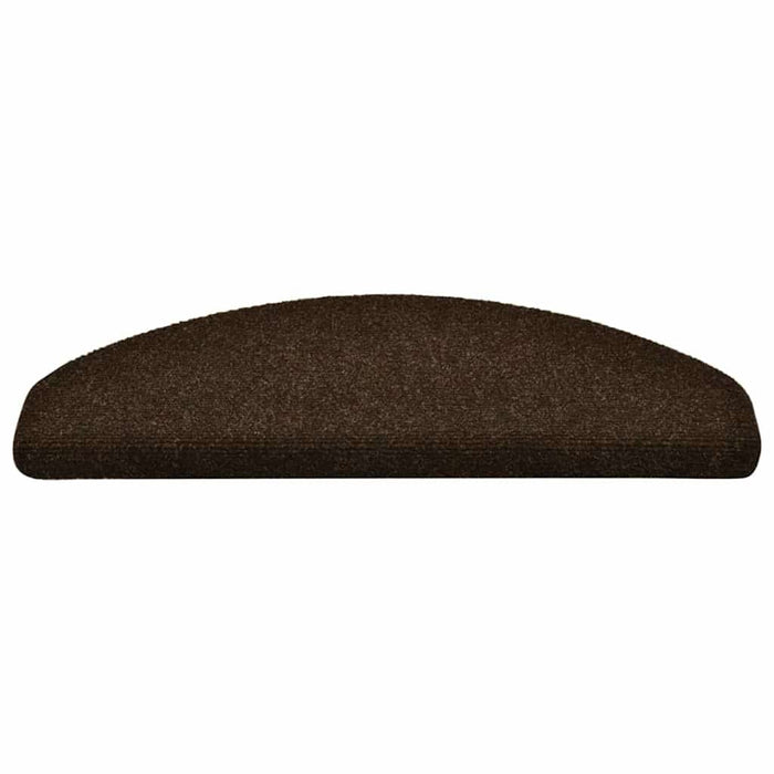 Covorașe autoadezive pentru scări, 5 buc., 65x21x4 cm, maro, semirotunde, mari - WALTI WALTI