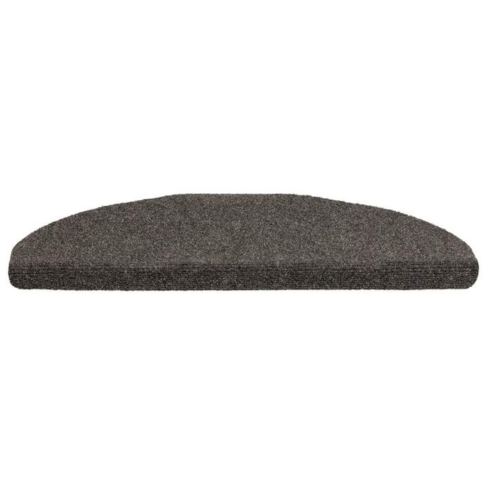 Covorașe pentru scări autoadezive, 10 buc., 65x21x4 cm, antracit, semirotunde, mari - WALTI WALTI