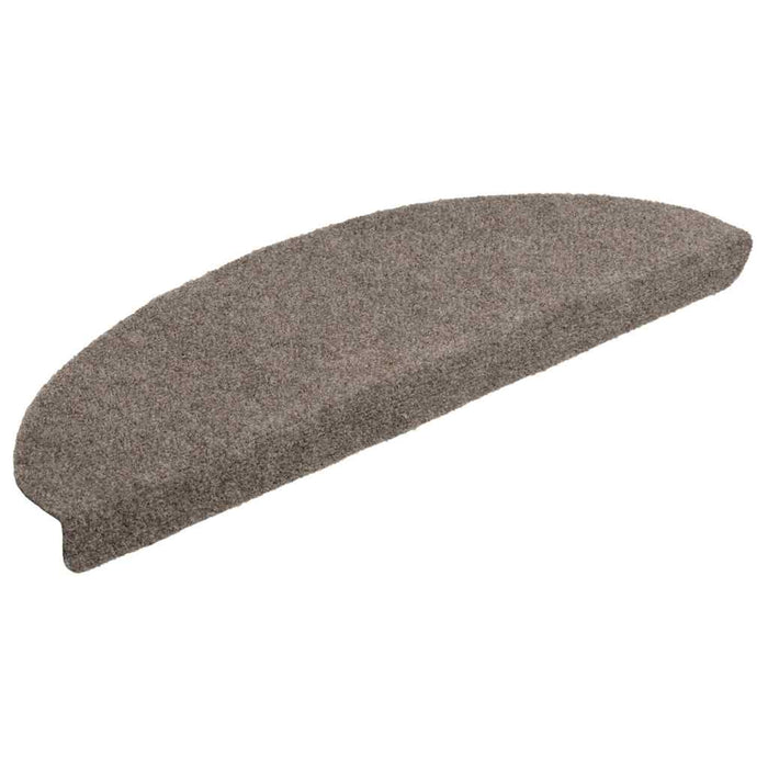 Covorașe autoadezive pentru scări, 5 buc., 65x21x4 cm, bej, semirotunde, mari WALTI
