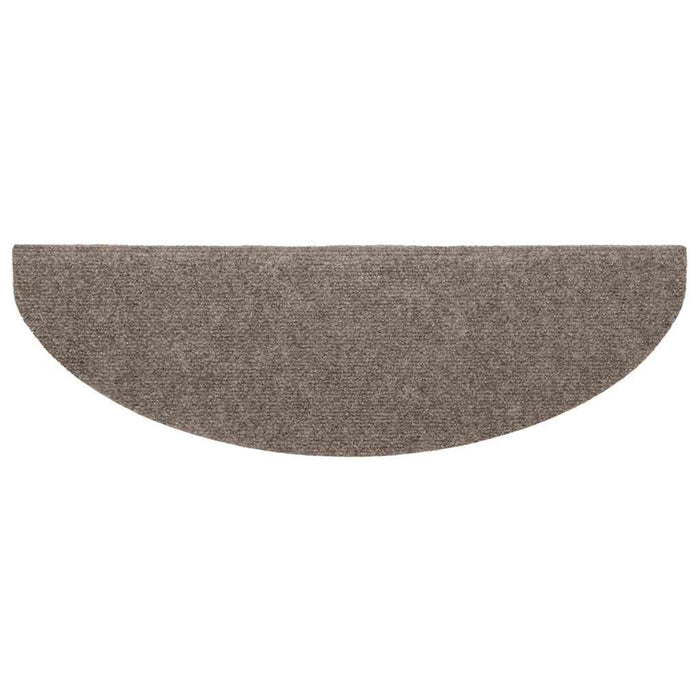 Covorașe autoadezive pentru scări, 5 buc., 65x21x4 cm, bej, semirotunde, mari WALTI