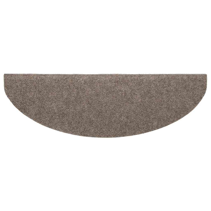 Covorașe autoadezive pentru scări, 10 buc., 65x21x4 cm, bej, semirotunde, mari - WALTI WALTI