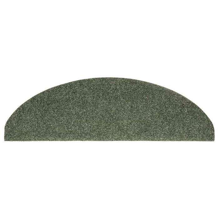 Covorașe autoadezive pentru scări, 5 buc., 65x21x4 cm, verde, semirotunde, mari WALTI