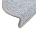 Covorașe pentru scări, 10 buc., 56x17x3 cm, gri deschis, semirotunde - WALTI WALTI