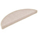 Covorașe scări, 10 buc., 56x17x3 cm, semirotunde, gri taupe - WALTI WALTI