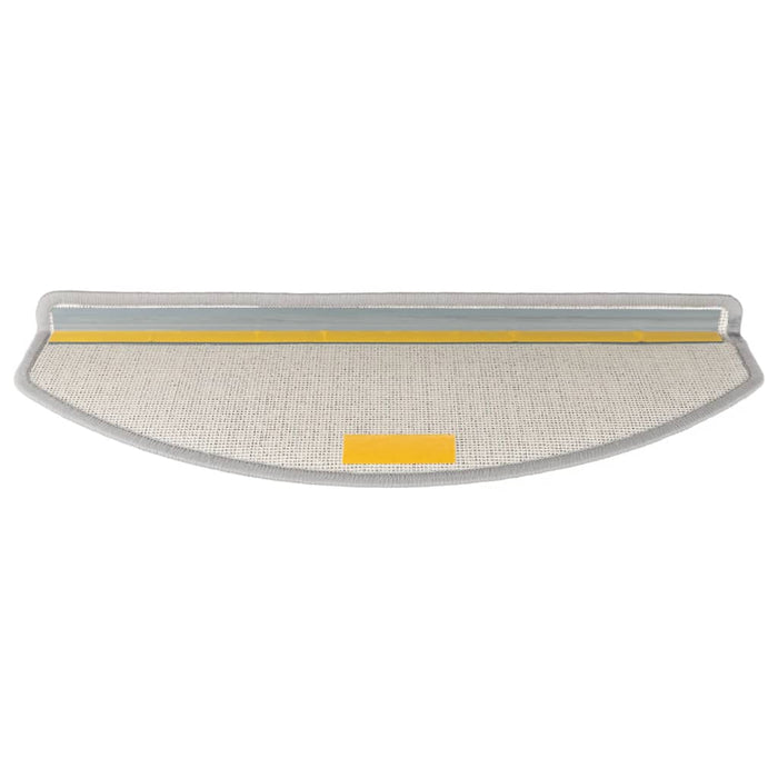 Covorașe pentru scări, 10 buc., 65x24x4 cm, gri deschis, semirotunde, mari - WALTI WALTI