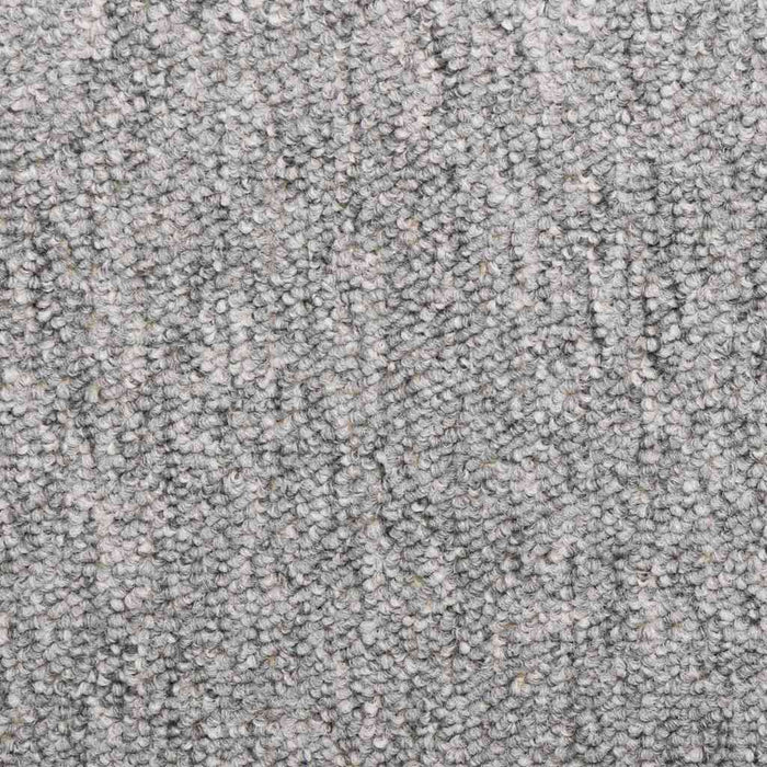Covorașe pentru scări, 10 buc., 65x21x4 cm, gri deschis, cu margini dreptunghiulare WALTI