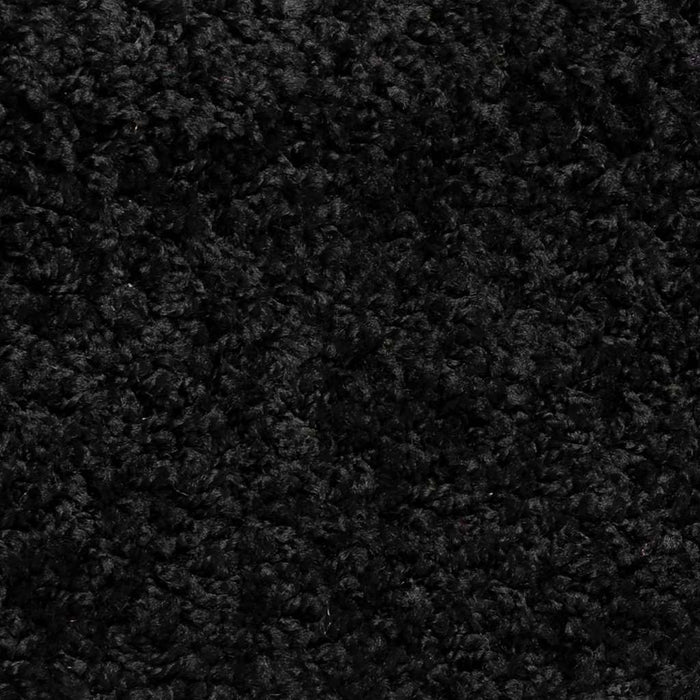 Covorașe pentru scări, 5 buc., 56x17x3 cm, negre, semirotunde WALTI