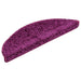 Covorașe scări, 10 buc., 56x17x3 cm, violet, semirotunde - WALTI WALTI