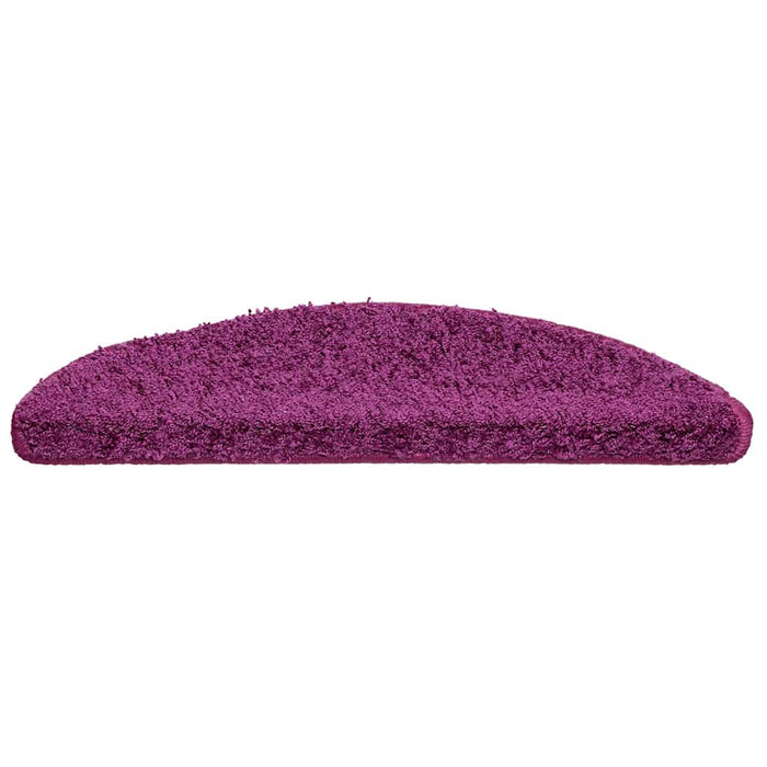 Covorașe scări, 10 buc., 56x17x3 cm, violet, semirotunde - WALTI WALTI