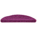 Covorașe scări, 10 buc., 56x17x3 cm, violet, semirotunde - WALTI WALTI