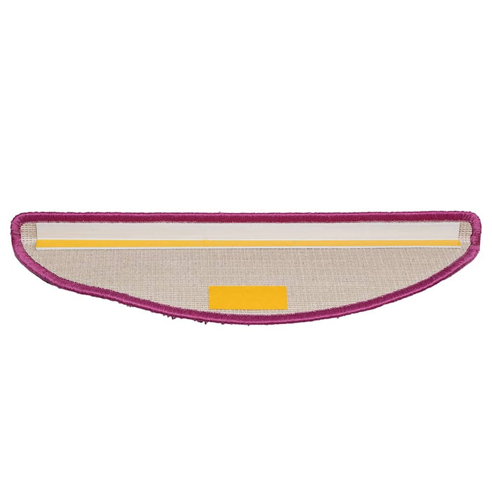 Covorașe scări, 10 buc., 56x17x3 cm, violet, semirotunde - WALTI WALTI